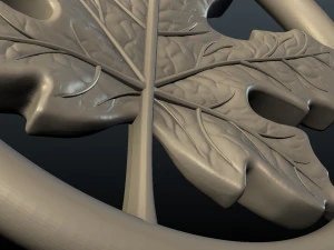 maple pendant 3D Print Model