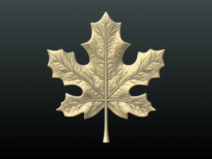 maple pendant 3D Принт Модель