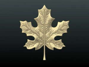 maple pendant 3D Print Model