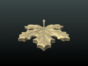maple pendant 3D Принт Модель