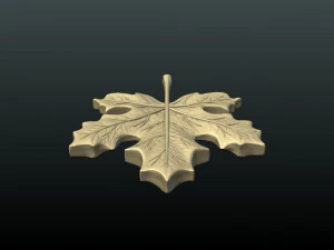maple pendant 3D Print Model