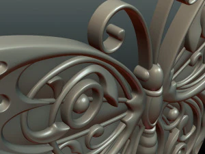 butterfly relief 3D Print Model
