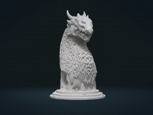 dragon bust 3D printmodel
