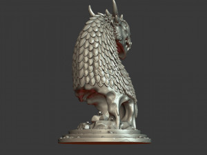 dragon bust 3D printmodel