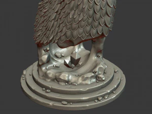 dragon bust 3D Print Model