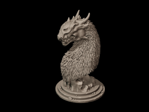 dragon bust 3D printmodel