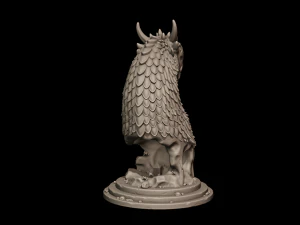 dragon bust 3D Print Model