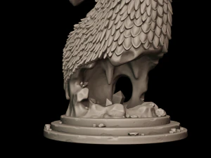 dragon bust 3D Print Model
