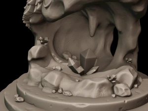 dragon bust 3D Print Model