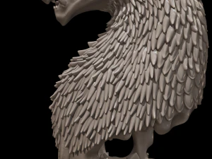 dragon bust 3D Print Model
