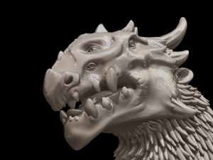 dragon bust 3D printmodel