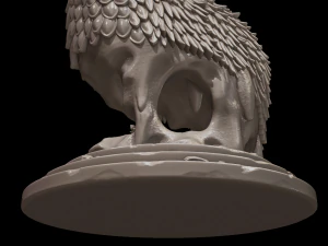 dragon bust 3D Print Model