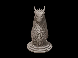 dragon bust 3D Print Model