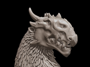 dragon bust 3D printmodel