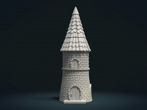 fantasy tower house 3D Print Model