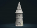 Fantasy Tower House 3D-Modell