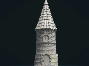 fantasy tower house 3D Print Model