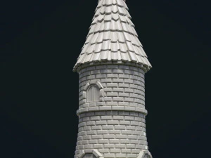 fantasy tower house 3D Print Model