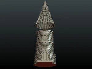 fantasy tower house 3D Print Model