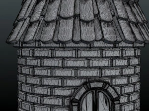 fantasy tower house 3D Print Model