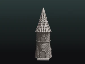 fantasy tower house 3D Print Model
