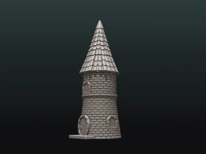 fantasy tower house 3D Print Model