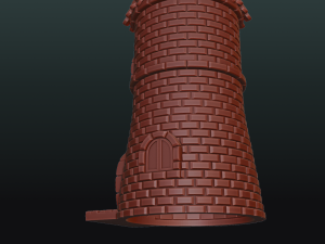 fantasy tower house 3Dプリントモデル