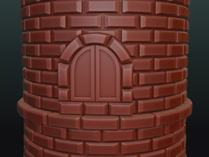 fantasy tower house 3Dプリントモデル
