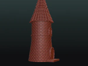 fantasy tower house 3D Print Model