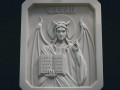satan relief and pendant Modelo de Impressão 3D