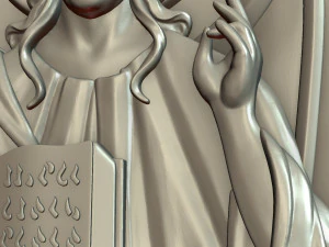 satan relief and pendant 3D Print Model