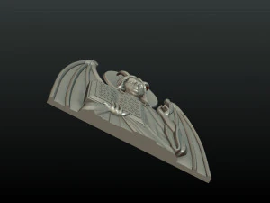 satan relief and pendant 3D Print Model