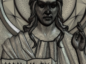 satan relief and pendant Model do druku 3D