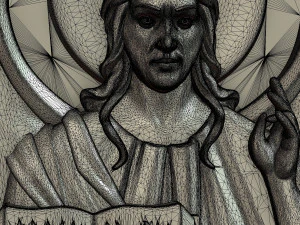 satan relief and pendant 3D Print Model
