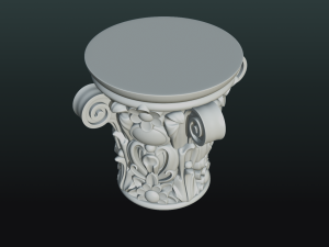 print ready capital 3D Baskı Modeli