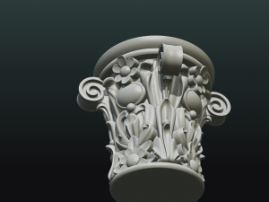 print ready capital 3D Baskı Modeli
