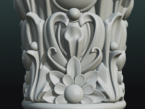 print ready capital 3D Baskı Modeli