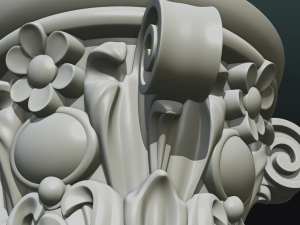 print ready capital 3D Baskı Modeli