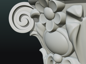 print ready capital 3D Baskı Modeli