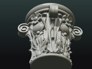 print ready capital 3D Baskı Modeli