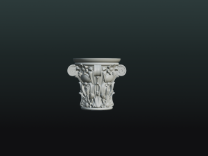 print ready capital 3D Baskı Modeli