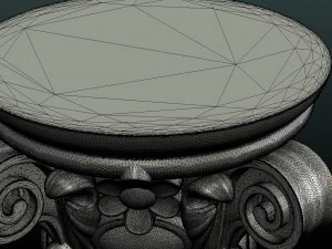 인쇄 준비 자본 3D 프린트 모델