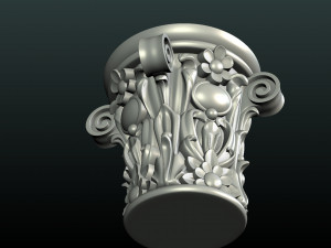 print ready capital 3D Baskı Modeli