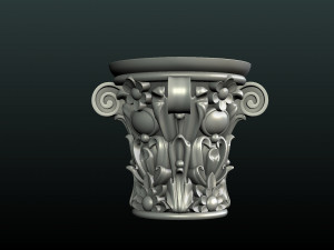 print ready capital 3D Baskı Modeli