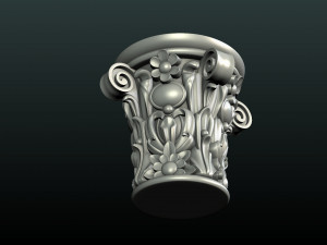 print ready capital 3D Baskı Modeli