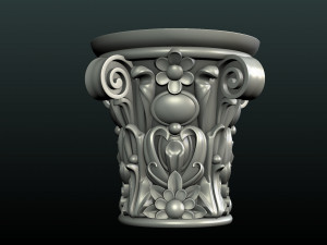 print ready capital 3D Baskı Modeli