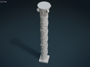 print ready column Model do druku 3D