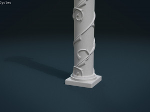 print ready column Model do druku 3D