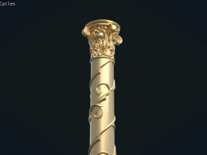 print ready column Model do druku 3D