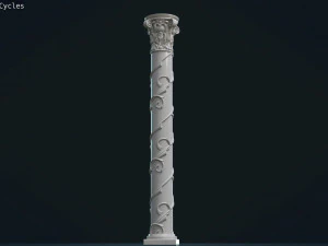 print ready column 3D Print Model